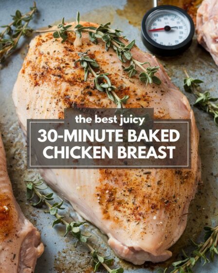 Best Juicy 30 min baked chicken breast