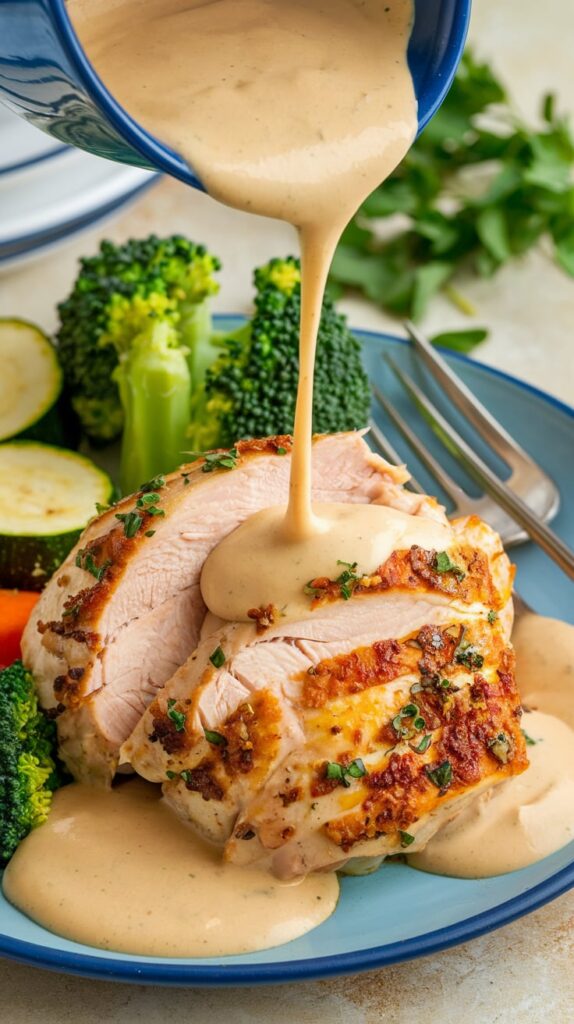 Creamy Keto Chicken in Parmesan Sauce