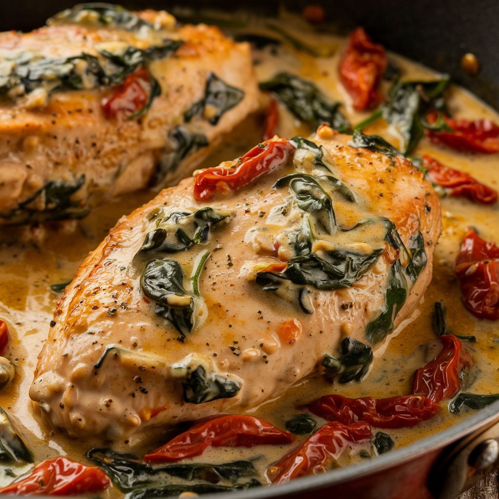 Creamiest Chicken with Sun Dried Tomatoes