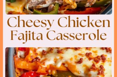 Cheesy Chicken Fajita Casserole