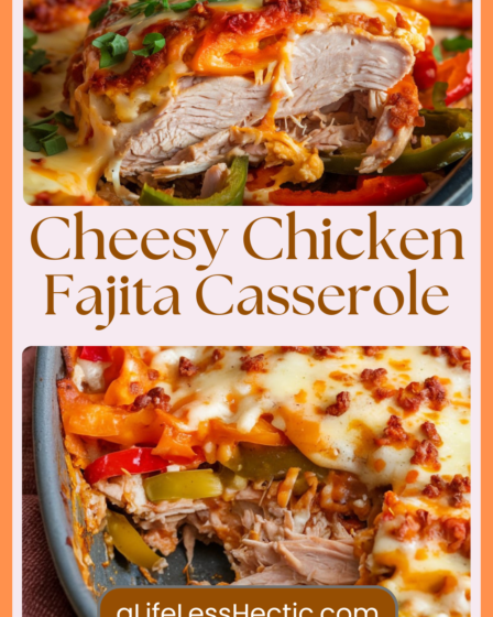 Cheesy Chicken Fajita Casserole